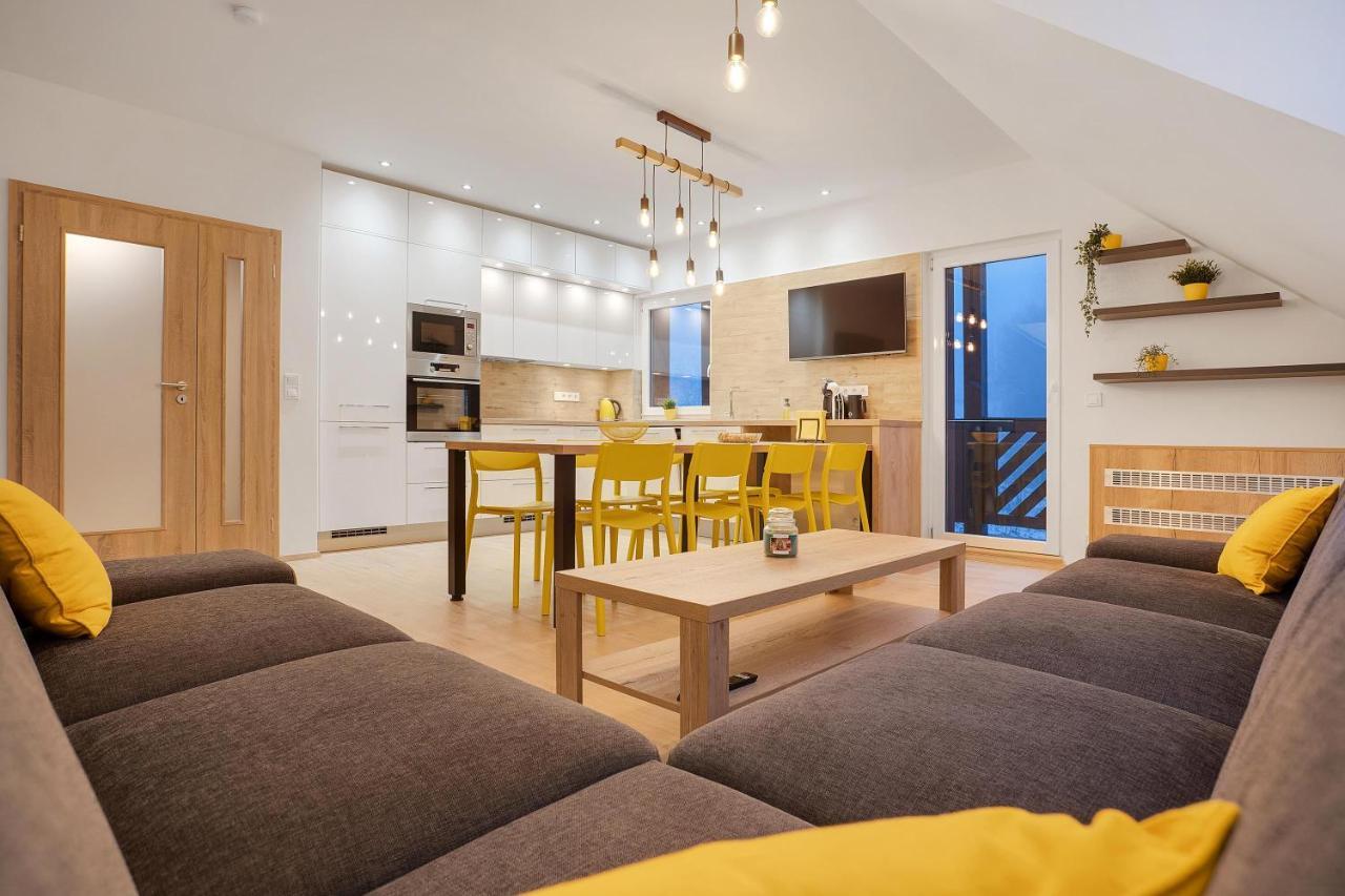 Krusnohorske Strane Apartment Loučná pod Klínovcem Bagian luar foto