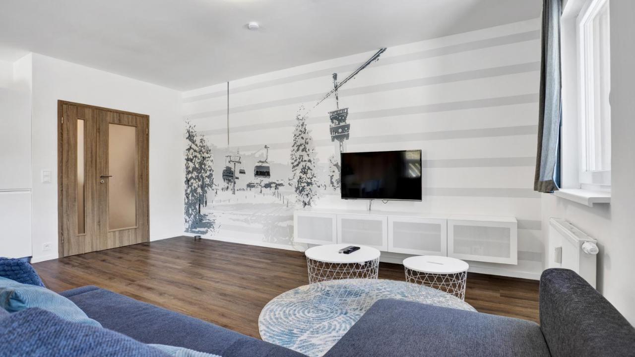 Krusnohorske Strane Apartment Loučná pod Klínovcem Bagian luar foto